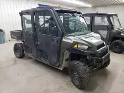 Salvage motorcycles for sale at Cicero, IN auction: 2018 Polaris Ranger Crew Diesel