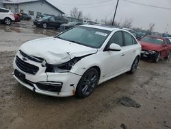 Salvage cars for sale from Copart Cleveland: 2015 Chevrolet Cruze LTZ