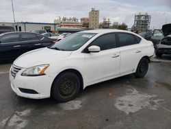 Salvage cars for sale at New Orleans, LA auction: 2015 Nissan Sentra S