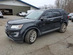 Salvage cars for sale from Copart East Granby, CT: 2017 Ford Explorer Limited