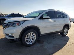 Salvage cars for sale from Copart Grand Prairie, TX: 2015 Honda CR-V EXL