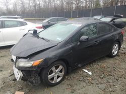 Salvage cars for sale at auction: 2012 Honda Civic LX