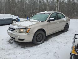 Salvage cars for sale at Cookstown, ON auction: 2007 Hyundai Sonata GLS