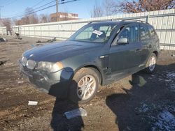 Salvage cars for sale at New Britain, CT auction: 2004 BMW X3 2.5I