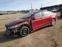 Salvage cars for sale at Colorado Springs, CO auction: 2014 Ford Fusion SE