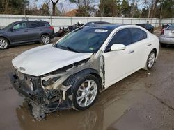 Salvage cars for sale at Hampton, VA auction: 2012 Nissan Maxima S