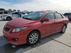 Salvage cars for sale from Copart Grand Prairie, TX: 2009 Toyota Corolla Base