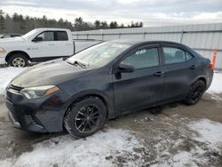 Salvage cars for sale at Windham, ME auction: 2015 Toyota Corolla L