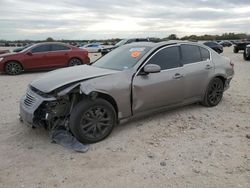 Salvage cars for sale at San Antonio, TX auction: 2008 Infiniti G35