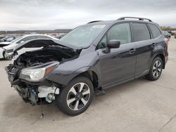 Salvage cars for sale at Grand Prairie, TX auction: 2018 Subaru Forester 2.5I Limited