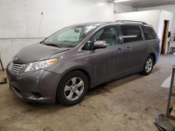 Salvage cars for sale at Ham Lake, MN auction: 2013 Toyota Sienna LE