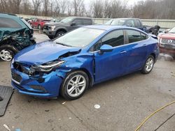 Salvage cars for sale at Ellwood City, PA auction: 2018 Chevrolet Cruze LT