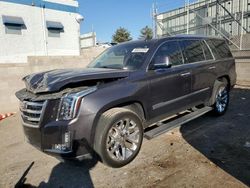 Salvage cars for sale at Albuquerque, NM auction: 2017 Cadillac Escalade Premium Luxury