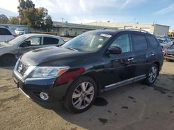 Salvage cars for sale at Martinez, CA auction: 2014 Nissan Pathfinder SV Hybrid