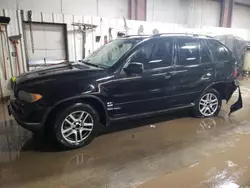 BMW x5 salvage cars for sale: 2004 BMW X5 3.0I