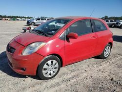 Salvage cars for sale at Houston, TX auction: 2007 Toyota Yaris