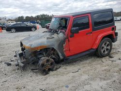 Salvage cars for sale at Ellenwood, GA auction: 2017 Jeep Wrangler Sahara