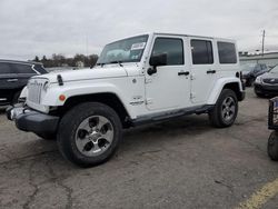 Jeep salvage cars for sale: 2017 Jeep Wrangler Unlimited Sahara