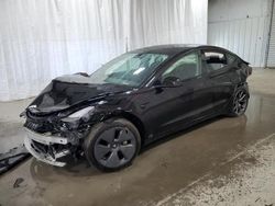 Salvage cars for sale at Albany, NY auction: 2022 Tesla Model 3