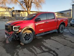 Salvage cars for sale at Albuquerque, NM auction: 2021 Nissan Titan SV