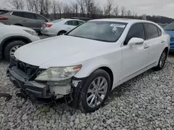 Salvage cars for sale at Cahokia Heights, IL auction: 2011 Lexus LS 460L