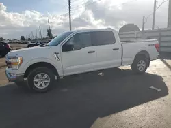 Salvage cars for sale at Miami, FL auction: 2021 Ford F150 Supercrew