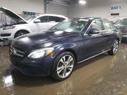 Mercedes-Benz salvage cars for sale: 2017 Mercedes-Benz C 300 4matic