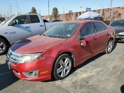 Salvage cars for sale at Wilmington, CA auction: 2010 Ford Fusion Sport