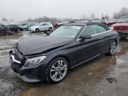 Salvage cars for sale at Hillsborough, NJ auction: 2018 Mercedes-Benz C 300 4matic