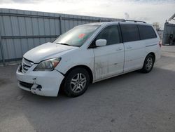 Salvage cars for sale at Kansas City, KS auction: 2006 Honda Odyssey EXL