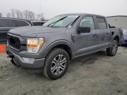 Ford salvage cars for sale: 2021 Ford F150 Supercrew