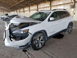 Salvage cars for sale from Copart Cleveland: 2021 Jeep Cherokee Limited