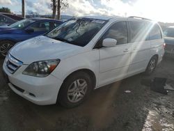 Salvage cars for sale at San Martin, CA auction: 2007 Honda Odyssey EXL