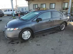 Salvage cars for sale at Los Angeles, CA auction: 2007 Honda Civic Hybrid