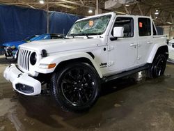 Jeep Wrangler Unlimited Sahara salvage cars for sale: 2021 Jeep Wrangler Unlimited Sahara