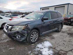 Salvage cars for sale at Duryea, PA auction: 2014 Nissan Pathfinder S