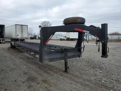 Salvage trucks for sale at Columbia Station, OH auction: 2019 Kaufman Gooseneck