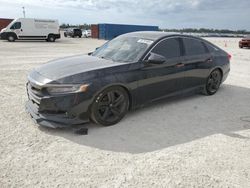 Salvage cars for sale at Arcadia, FL auction: 2022 Honda Accord Sport