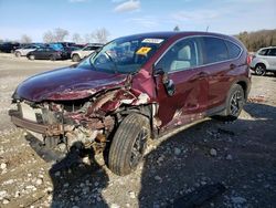 Salvage cars for sale at West Warren, MA auction: 2016 Honda CR-V SE