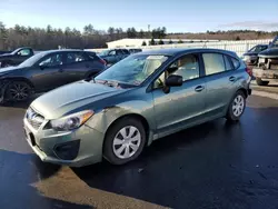 Salvage cars for sale at Windham, ME auction: 2014 Subaru Impreza