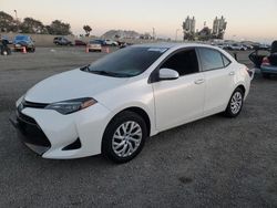 Toyota Corolla l salvage cars for sale: 2018 Toyota Corolla L