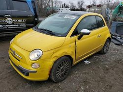 Salvage cars for sale at Baltimore, MD auction: 2015 Fiat 500 Lounge