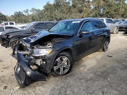 Salvage cars for sale at Ocala, FL auction: 2018 Mercedes-Benz GLC 300 4matic