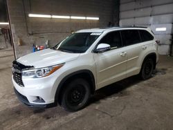 Toyota salvage cars for sale: 2015 Toyota Highlander XLE