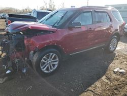 Salvage cars for sale at Chicago Heights, IL auction: 2017 Ford Explorer XLT