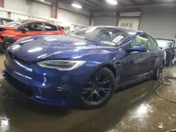 Salvage cars for sale at Elgin, IL auction: 2021 Tesla Model S