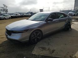 Salvage cars for sale at American Canyon, CA auction: 2025 Honda Accord Hybrid Sport