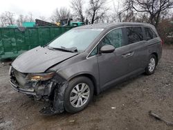 Salvage cars for sale at Baltimore, MD auction: 2015 Honda Odyssey EXL