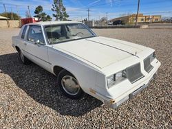 Salvage cars for sale from Copart Anthony, TX: 1986 Oldsmobile Cutlass Supreme