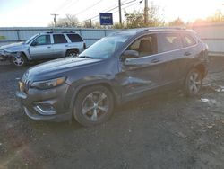 Salvage cars for sale at Hillsborough, NJ auction: 2019 Jeep Cherokee Limited